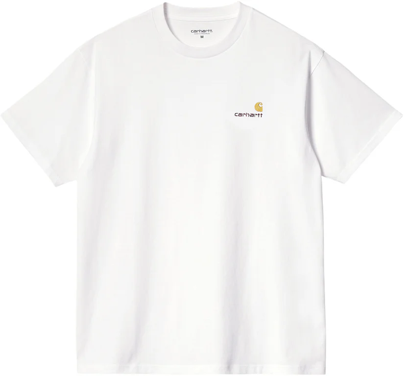 Carhartt WIP S/S American Script T-Shirt White - SS22 - MX