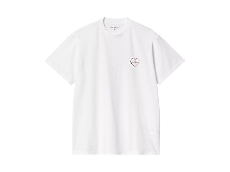 Pre-owned Carhartt Wip Short Sleeve Furoshiki T-shirt In White/red In Multi