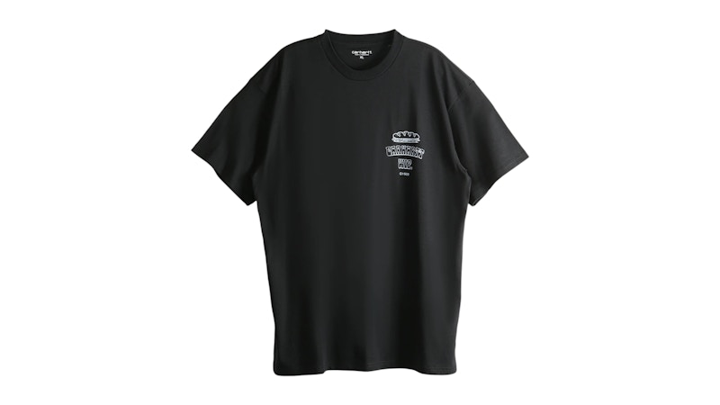 Pre-owned Carhartt Wip Short Sleeve Sandwich T-shirt In Black