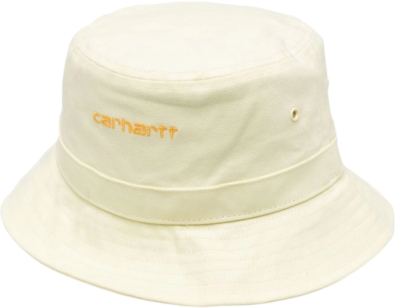 Carhartt WIP Script Bucket Hat Pale Yellow/Popsicle Men's - SS22 - US