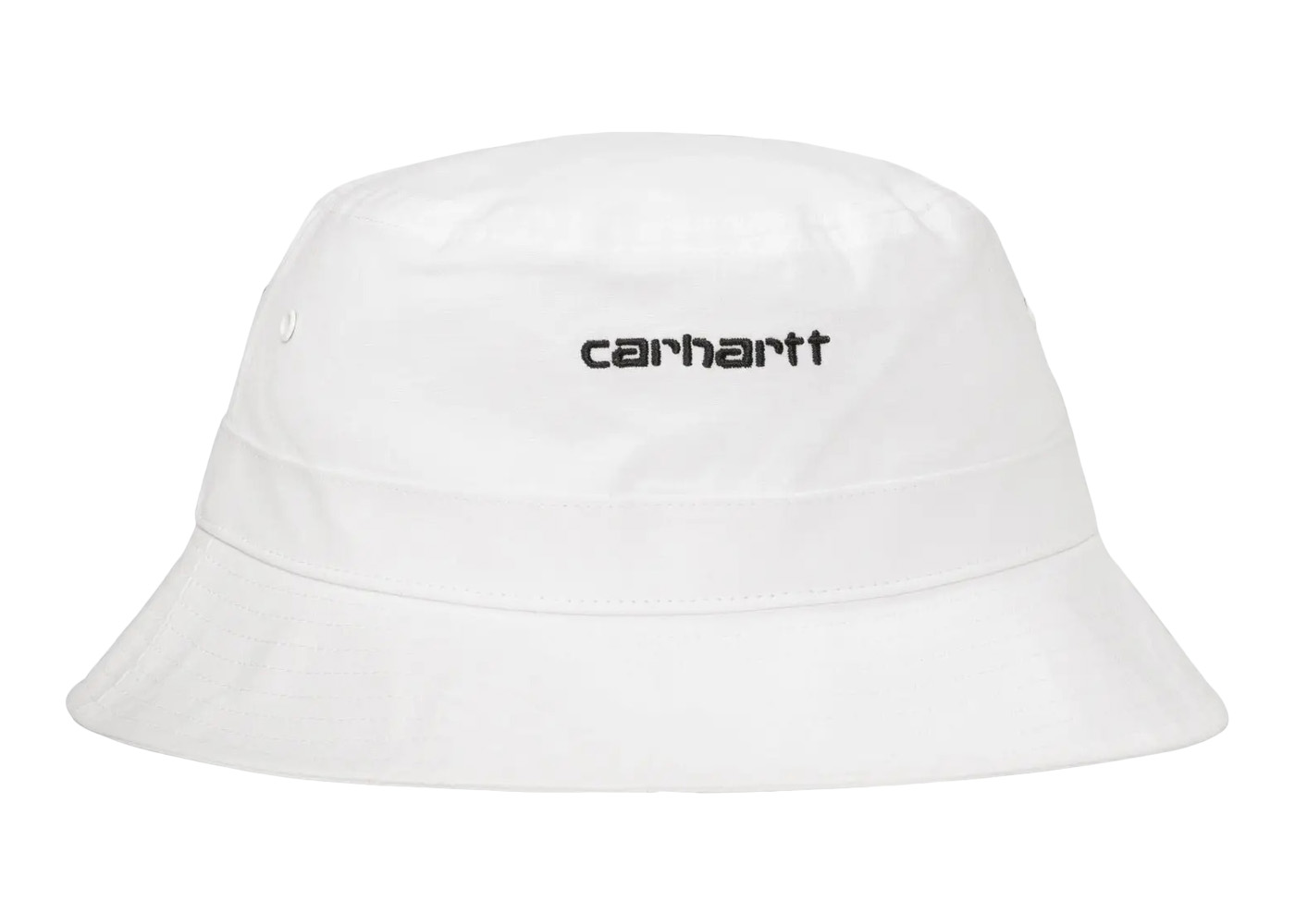 Carhartt WIP Script Bucket Hat White/Black Men's - SS22 - US