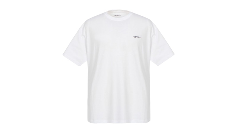 Carhartt WIP Script Embroidery S/S T-Shirt White メンズ - JP