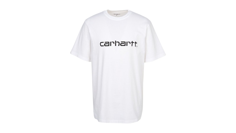 Pre-owned Carhartt Men's  Wip Script T-shirt In White