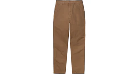 Carhartt WIP Single Knee Dearborn Canvas 12oz Relaxed Straight Fit Pants Hamilton Brown (Rinsed)