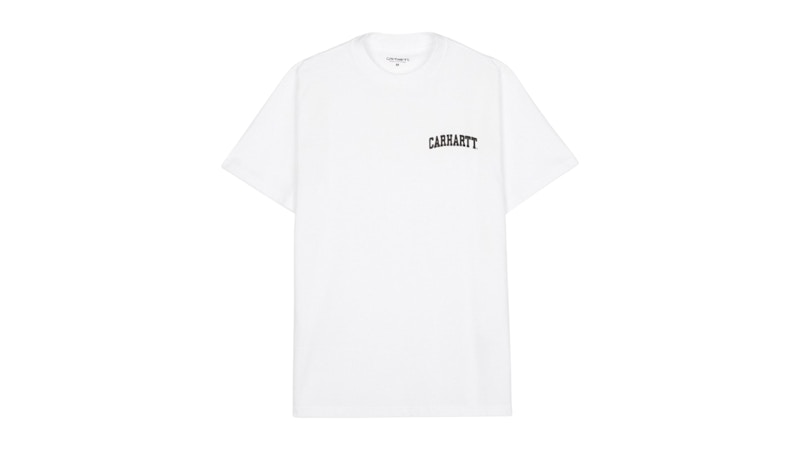 CARHARTT WIP| (University Script T-Shirt (I034852 2RQXX Carhartt WIP University Script S/S T-Shirt White Men's - US