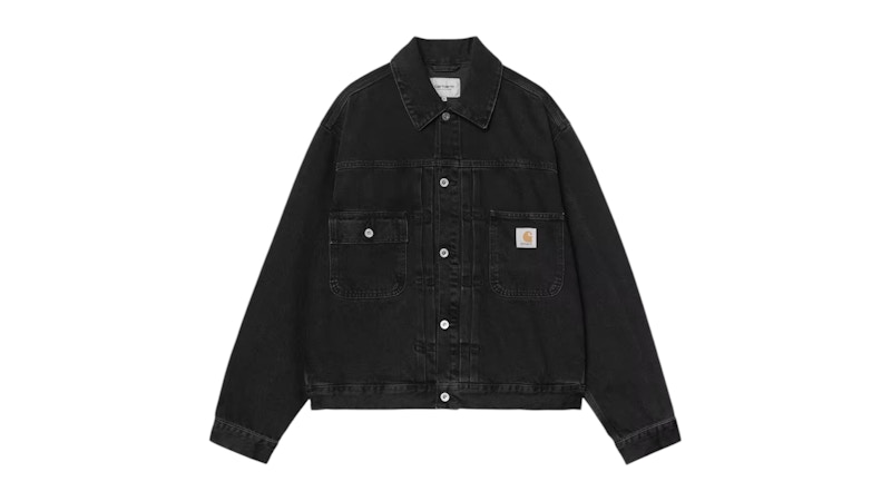 Carhartt WIP Belmar Denim Jacket Black (Stone Washed) Men's - SS26