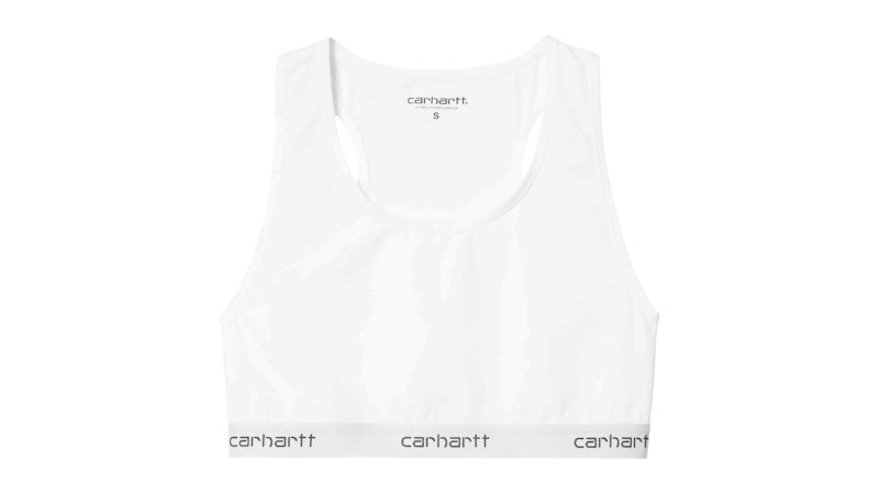 Carhartt WIP Women's Script Racer Tank Top White