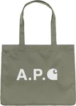 Carhartt WIP x APC Alan Shopping Bag Stonewashed Indigo - FW19 - US