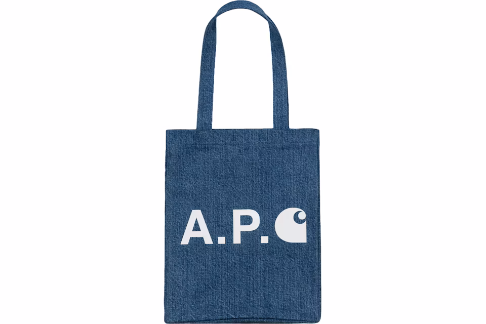 Carhartt WIP x APC Alan Tote Stonewashed Indigo