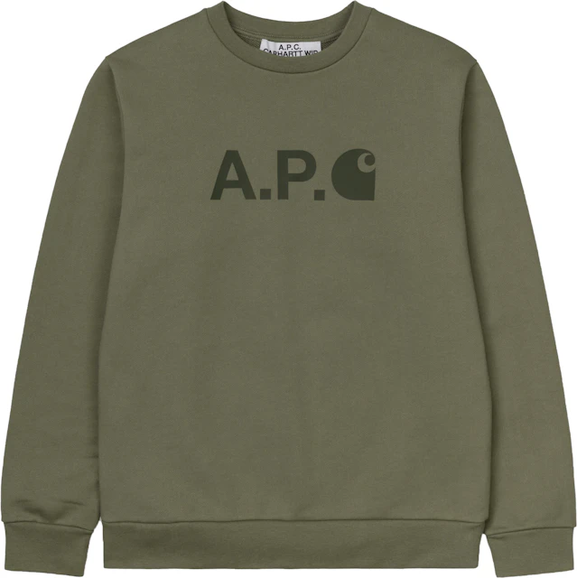 Carhartt WIP x APC Sweatshirt Khaki - FW19 - ES