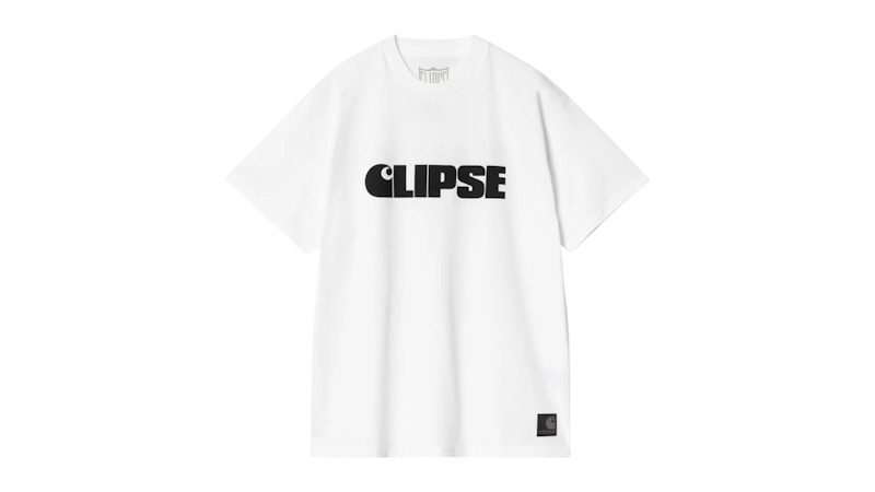Pre-owned Carhartt Men's  Wip X Clipse T-shirt In White/black In Multi