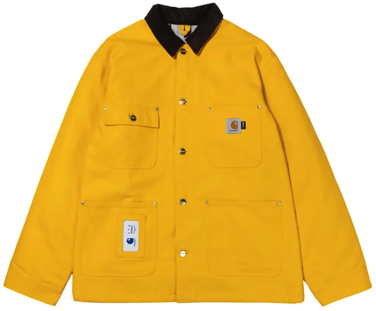 Carhartt WIP x IAB Studio OG Chore Coat Yellow Men's - FW23 - US