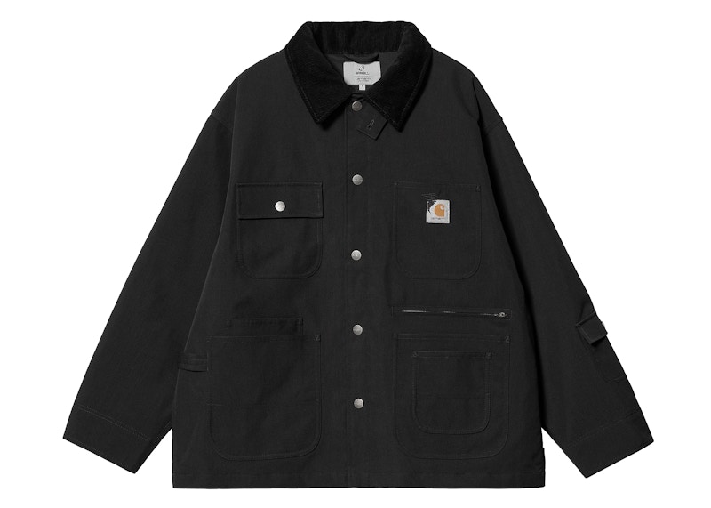 Carhartt WIP x Invincible Chore Coat Black