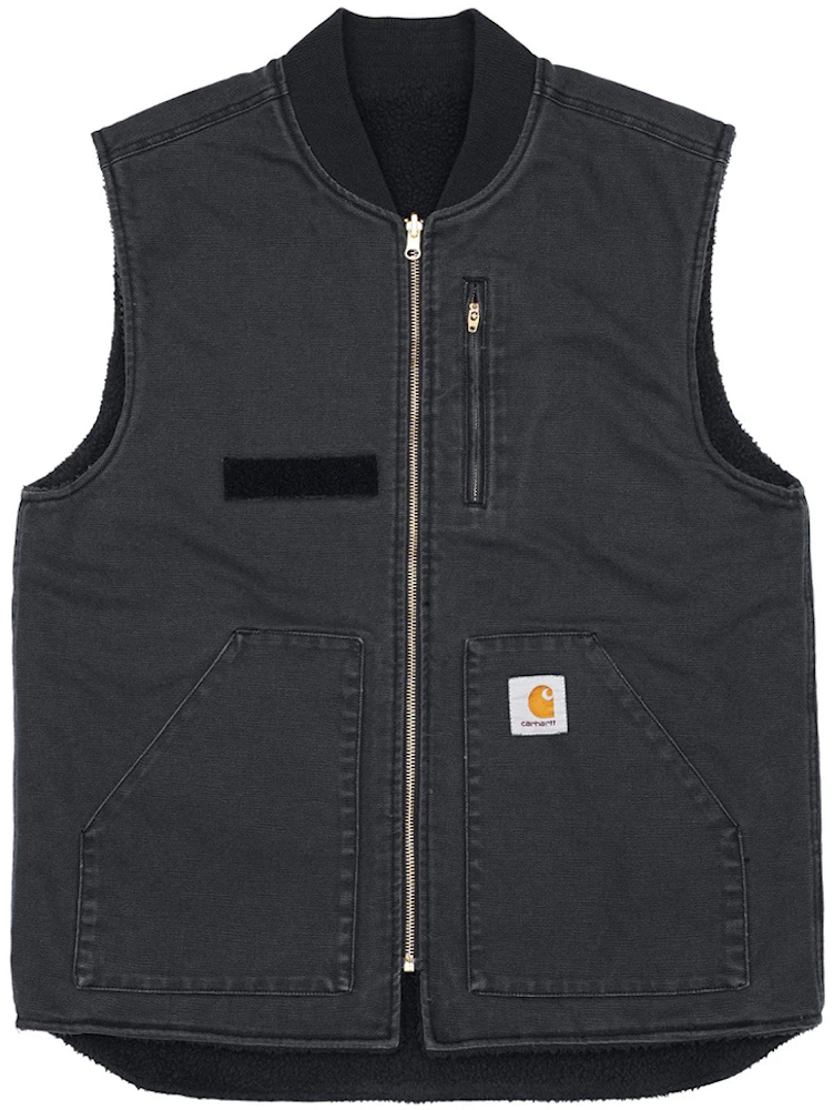 Carhartt WIP x Journal Standard Reversible Vest Black Pigment Dye Men's ...