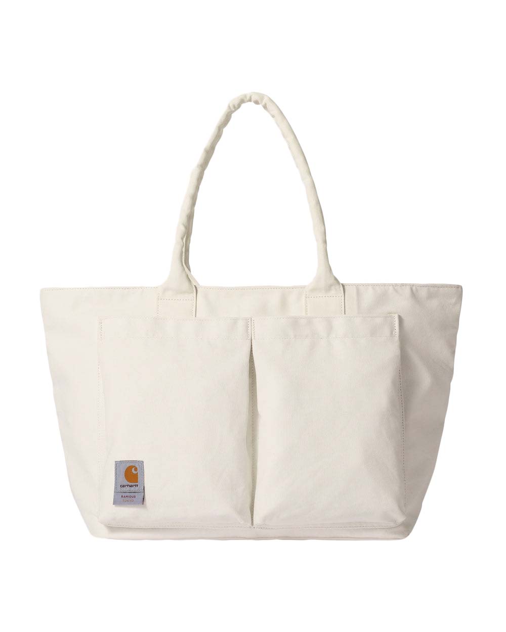 Carhartt WIP x RAMIDUS Tote Bag L WIP White in Cotton - GB