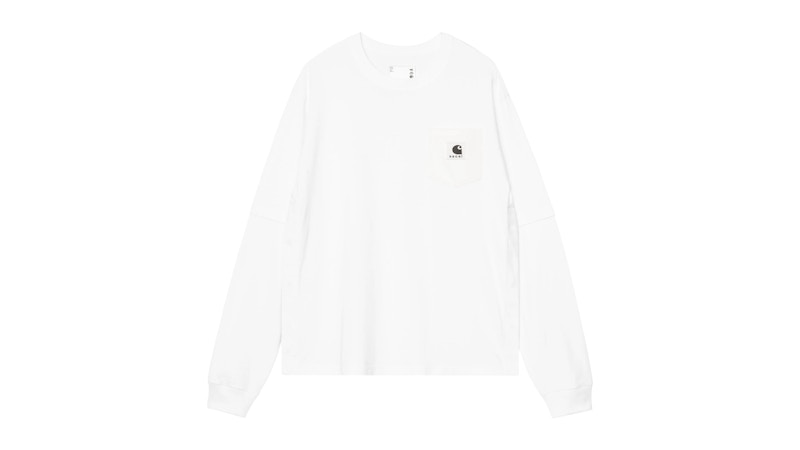 sacai スウェット Carhartt WIP x sacai Cotton Jersey Long Sleeve T-Shirt Sacai
