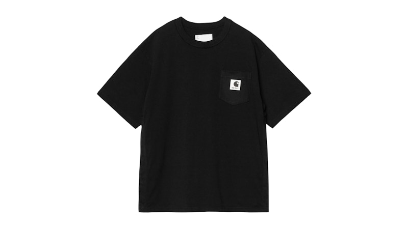 Carhartt WIP x sacai Cotton Jersey T-Shirt Sacai Black Men's