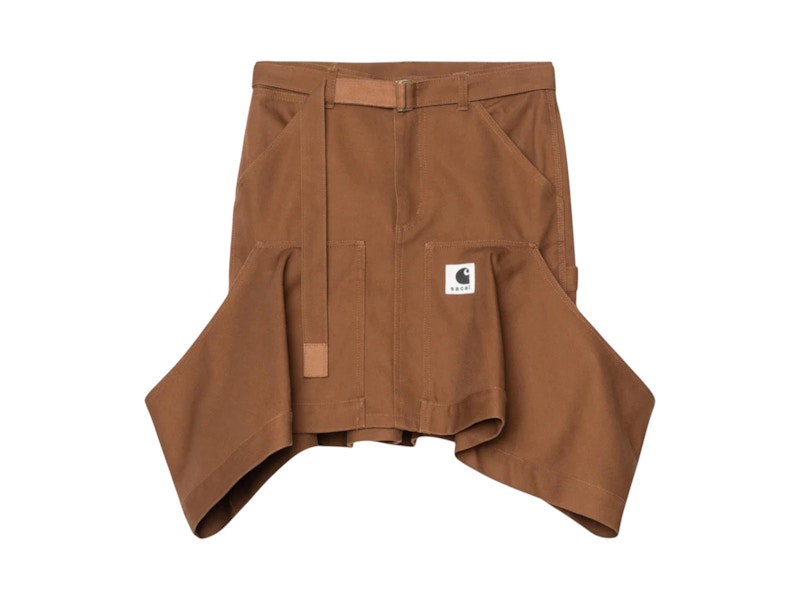 スカート Carhartt WIP Duck Skirt / beige Carhartt WIP x sacai Women's Duck Skirt Sacai Dark Beige - FW25 - JP