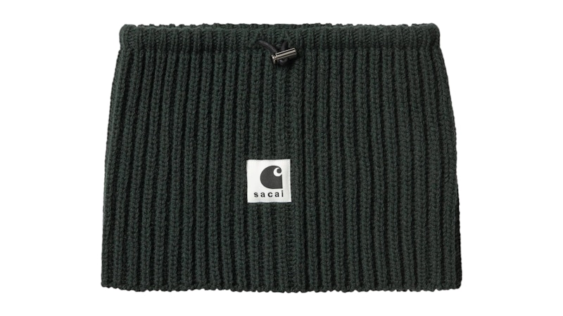 Carhartt WIP x sacai Wool Knit Neck Warmer Sacai Green Men's