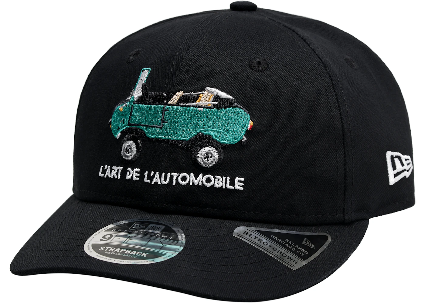 Carhartt Karhartt L'art de l'automobile Cap Black - SS21 - US Carhartt Karhartt L'art de l'automobile Cap Black - SS21 - US