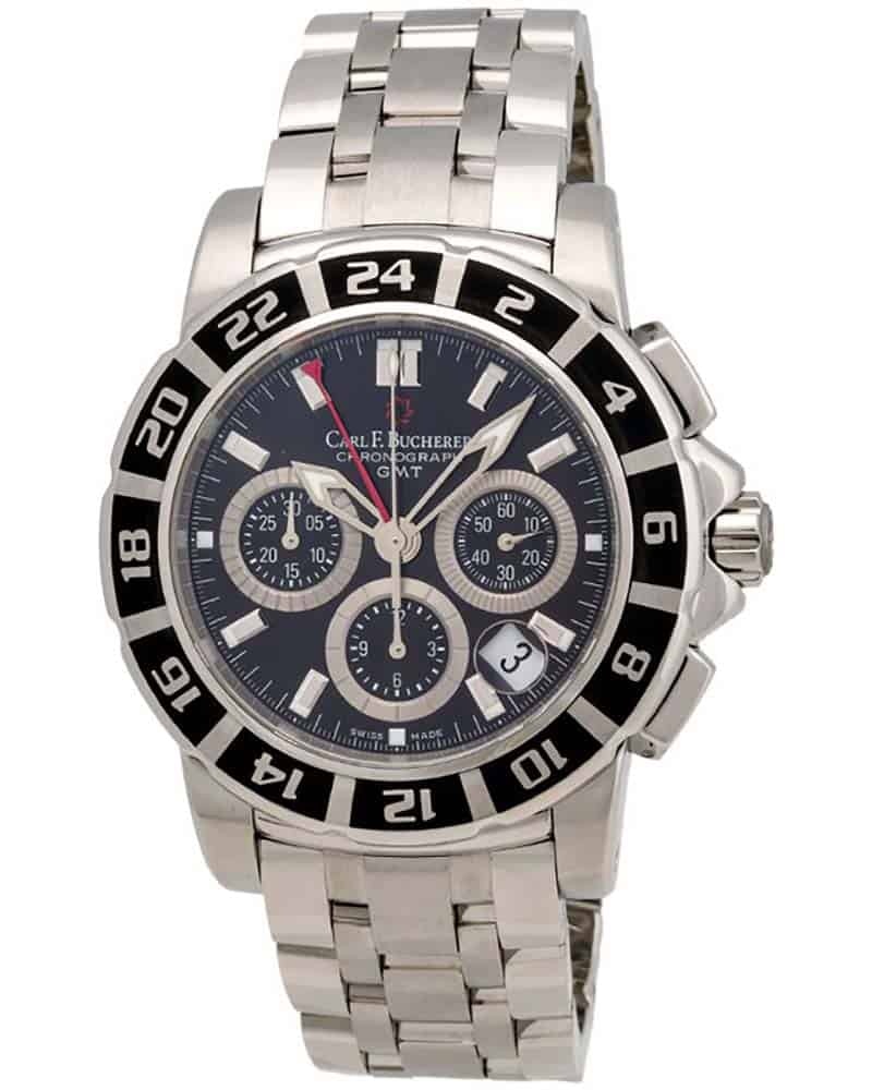 Carl F. Bucherer Patravi TravelGraph GMT 00.10618.13.33.21 42mm in