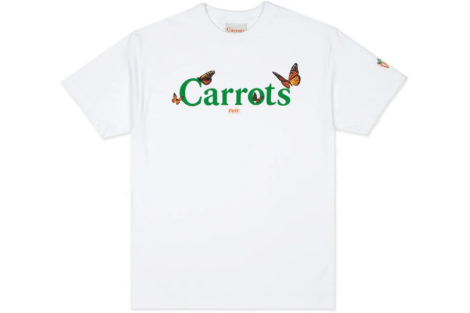 Carrots x Felt Butterfly T-shirt White