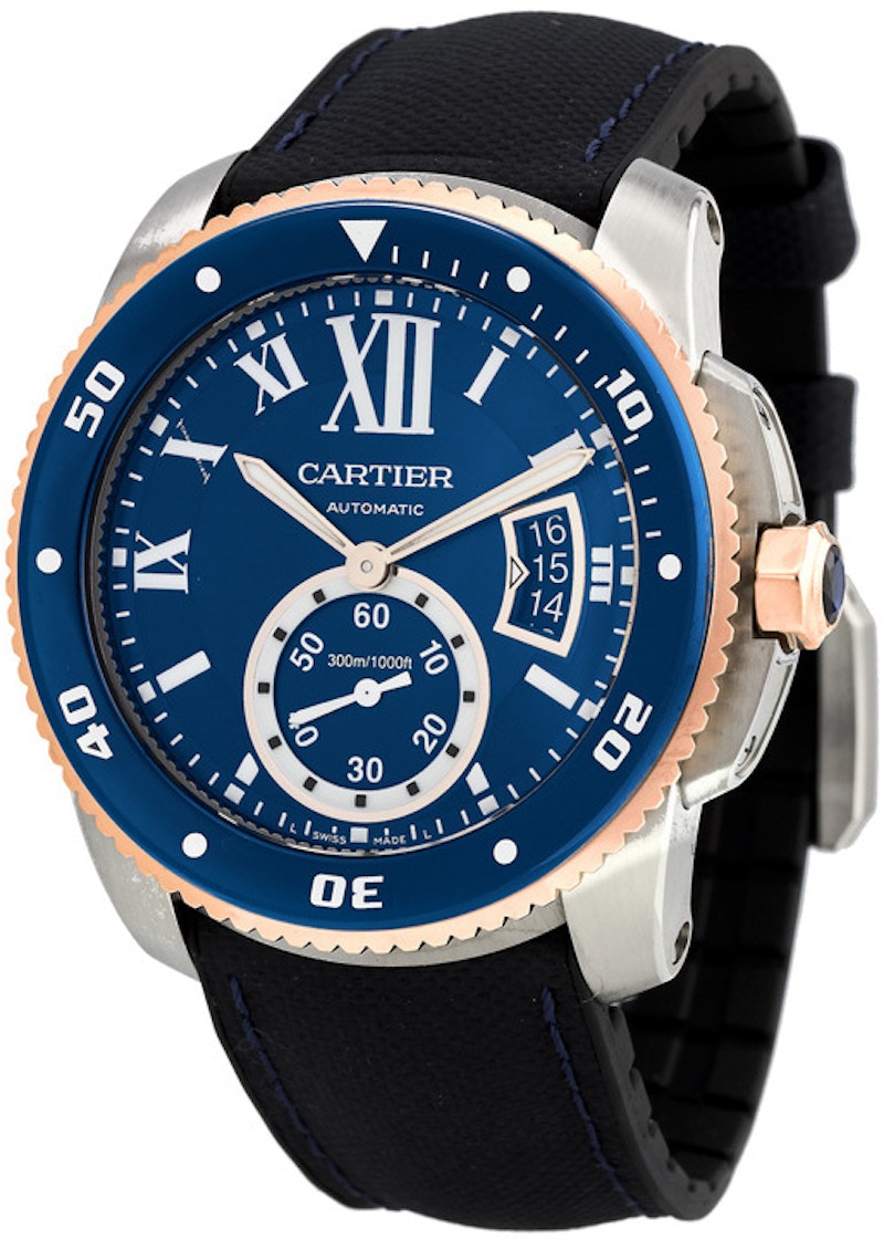 Cartier calibre clearance blue