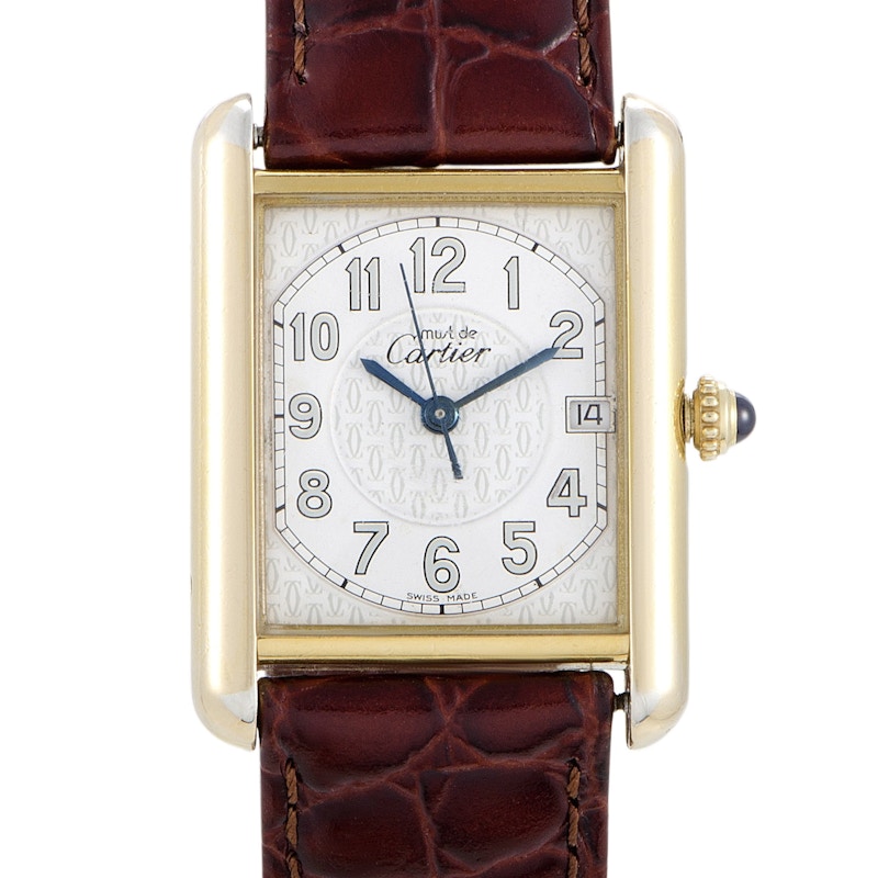 Cartier Must de Cartier Tank 2413 25mm in Silver US