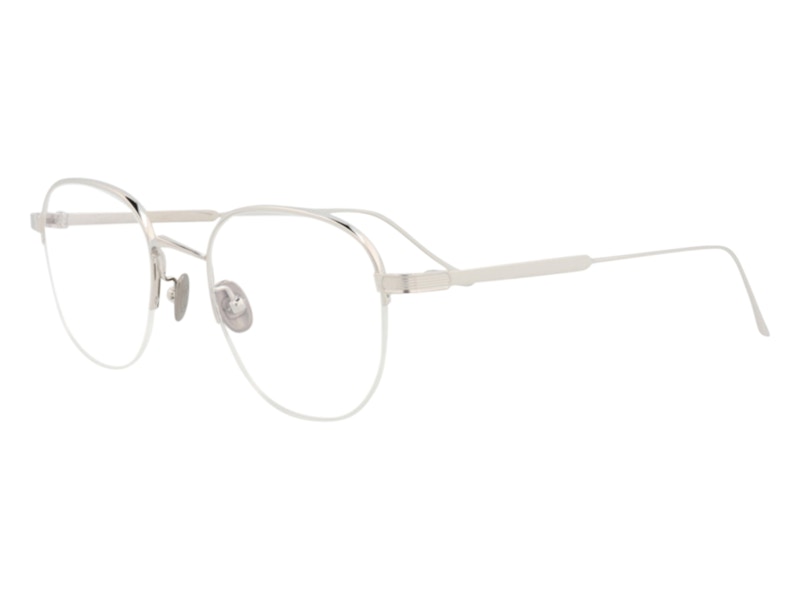 Cartier Round Eyeglasses Silver Silver Transparent (CT0164O
