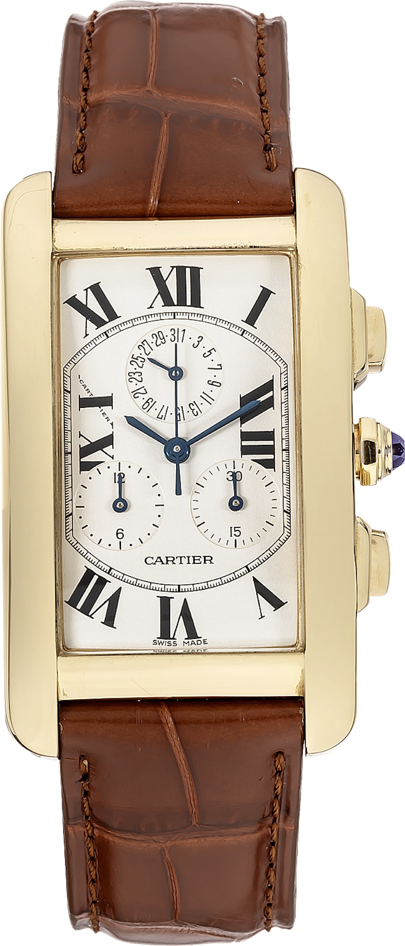 Cartier tank hot sale americaine chrono