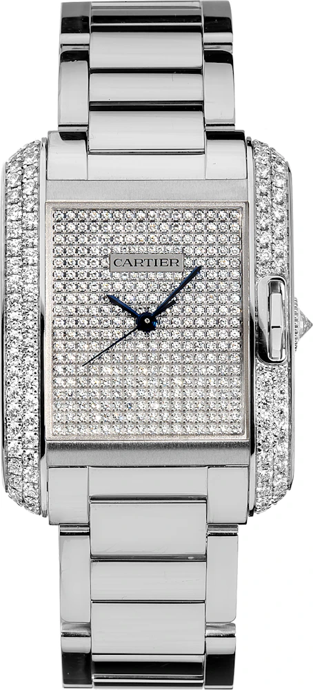 Cartier Tank Anglaise WT100011 29mm in White Gold - GB
