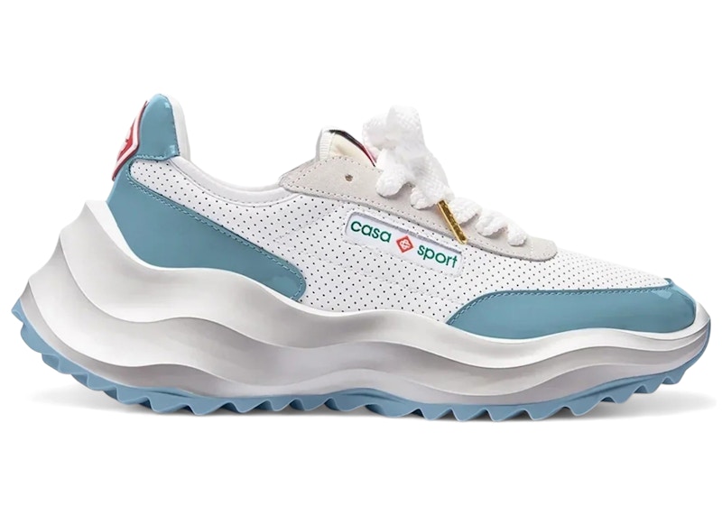 casablanca Casablanca Atlantis White Light Blue Men's - AS23-SNK-015-04 - US