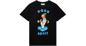 Casablanca Casa Talisman T-shirt Black/Blue