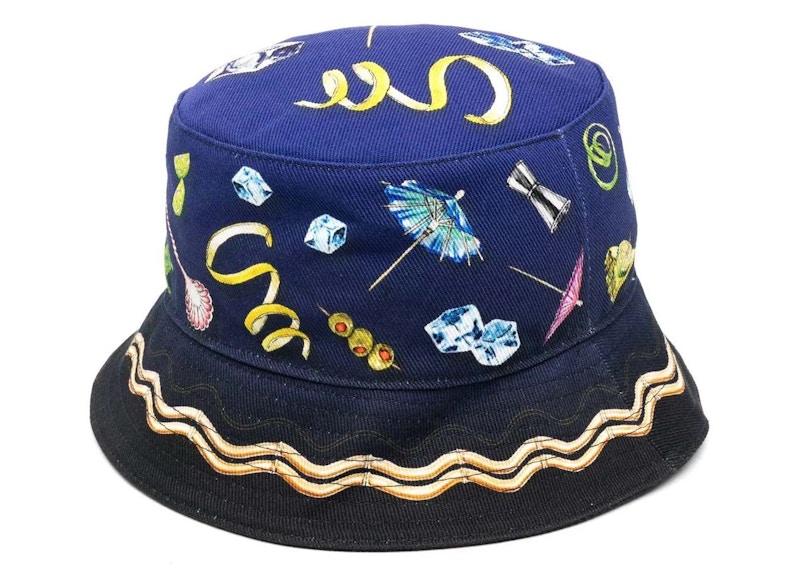 Casablanca Club Sunset Bucket Hat Blue/Multi Men's - SS22 - US