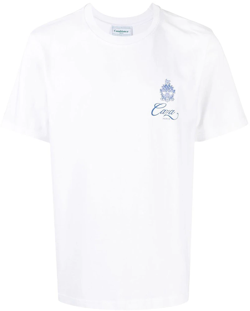 Casablanca Embleme De Caza Logo Print T-shirt White Men's - FW22 - US