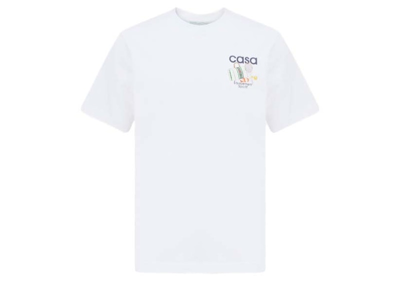Casablanca Equipement Sportif Printed Unisex T-Shirt White Casablanca Equipement Sportif Printed Unisex T-Shirt White