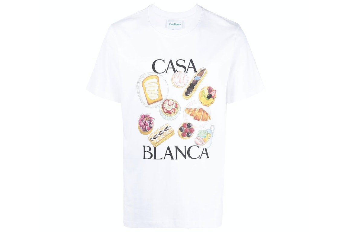 Pre-owned Casablanca Graphic Print T-shirt White