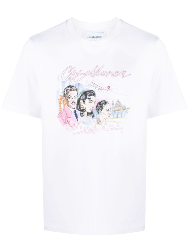 Casablanca La Liaison T-shirt White メンズ - FW23 - JP