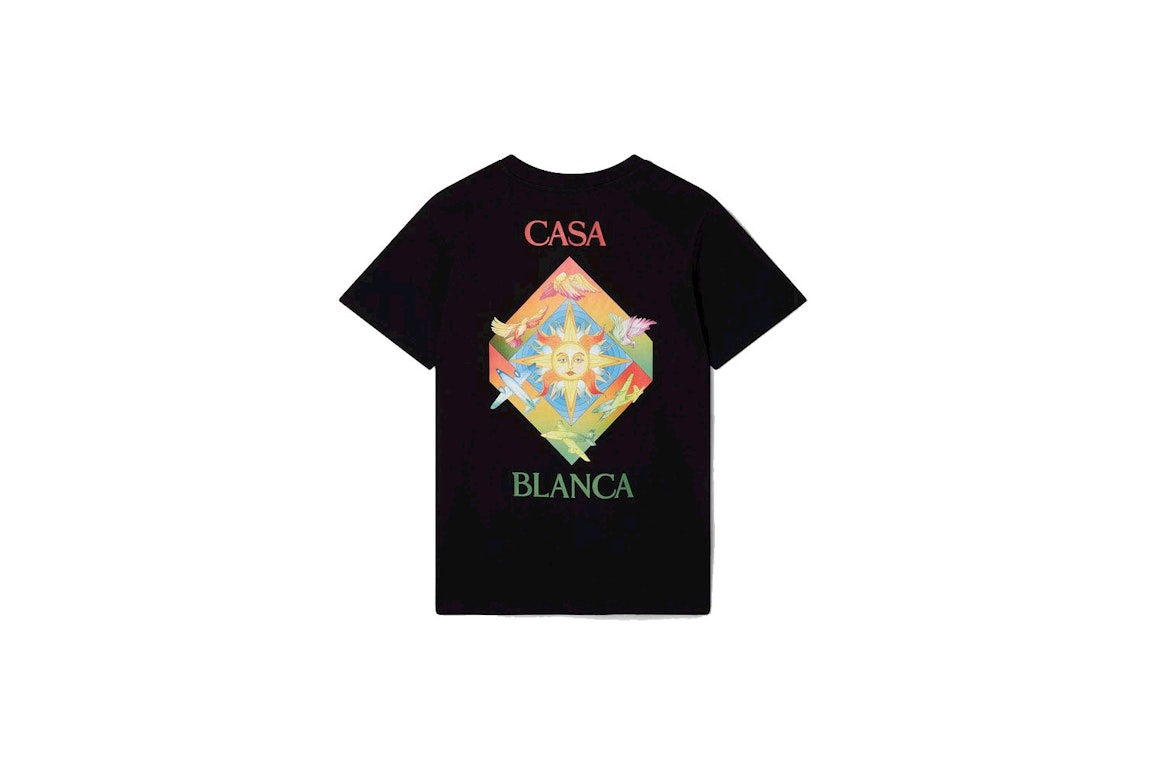 Pre-owned Casablanca Les Elements T-shirt Black