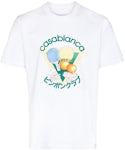 Casablanca Masao San Table Tennis T-shirt White