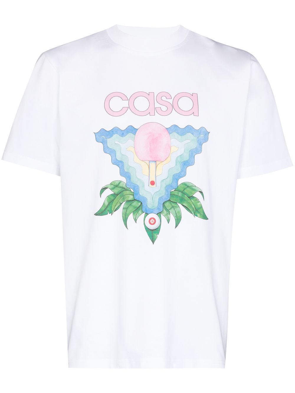 Casablanca Memphis Icon T-shirt White - SS22 Men's - US