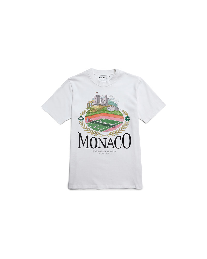 Casablanca Monaco T-shirt White Men's - SS22 - US