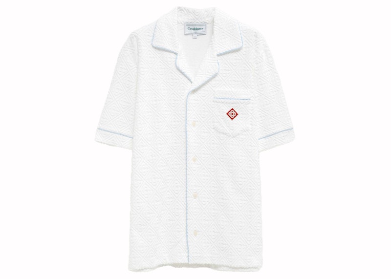 Casablanca White Monogram Polo