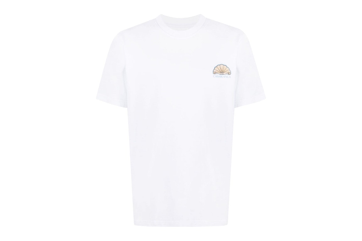 Pre-owned Casablanca Nouveaux Reves Sunset T-shirt White
