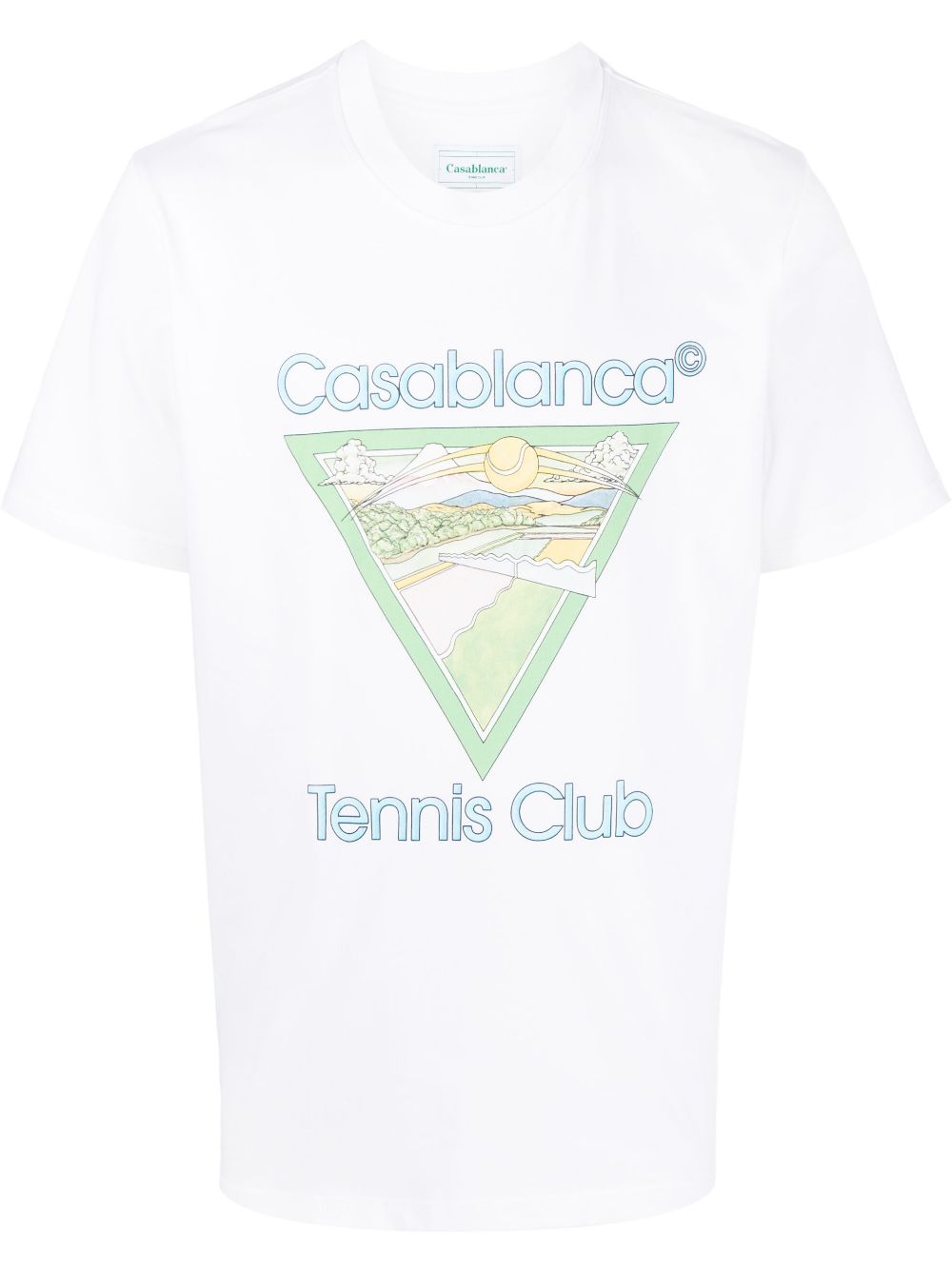 Casablanca Tennis Club Icon T-shirt White