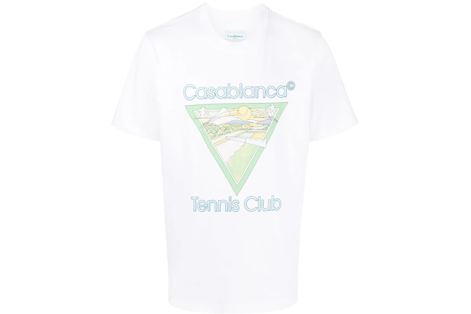 Casablanca Tennis Club Icon T-shirt White