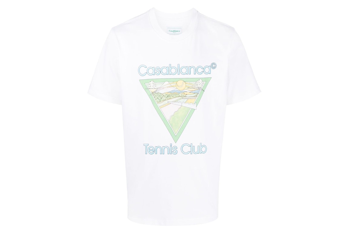 Pre-owned Casablanca Tennis Club Icon T-shirt White