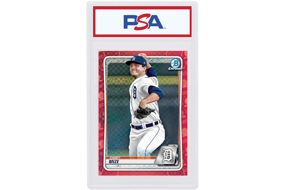 Casey Mize 2020 Bowman Chrome X Red X-Fractor 1/1 #BCP-250
