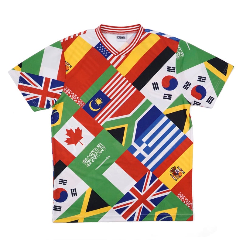 Cashmere Sound Flag Soccer Jersey Red/Multi Men's US
