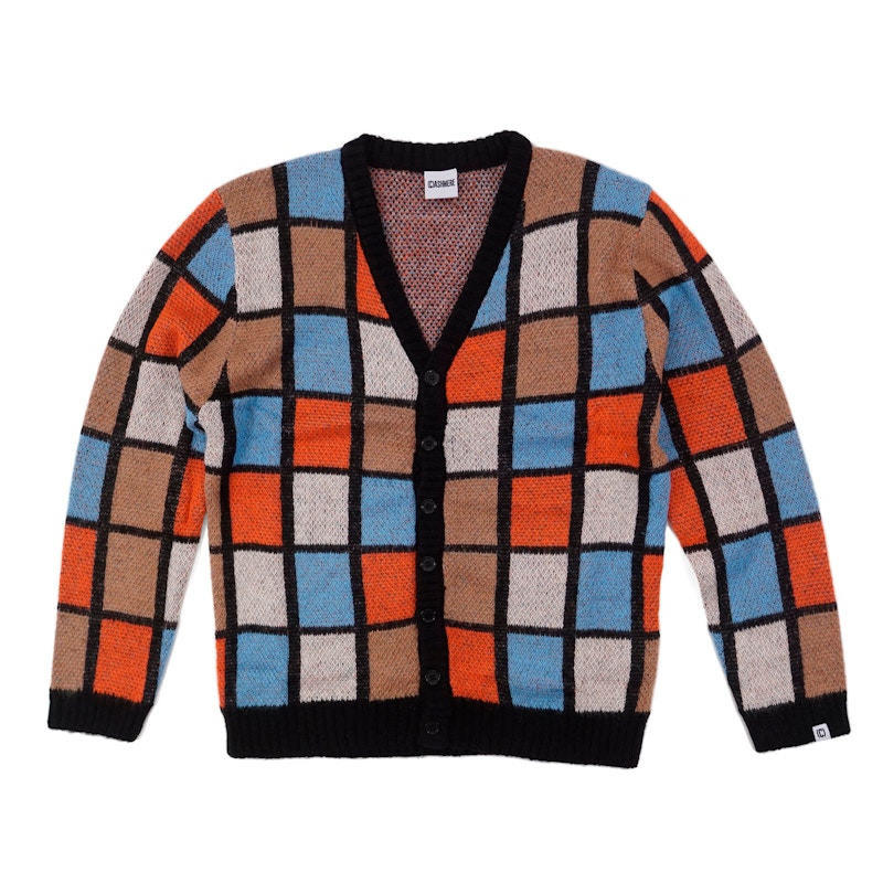 Cashmere Sound Squares Cardigan Multi Men's - FW21 - US